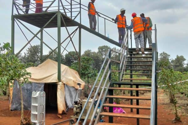 Fabrication and. Construction of Security Watch Towers in Tatu City Coffee Farm