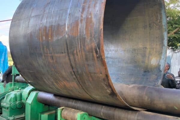 ROLLING OF LPG GAS CYLINDER SHELL